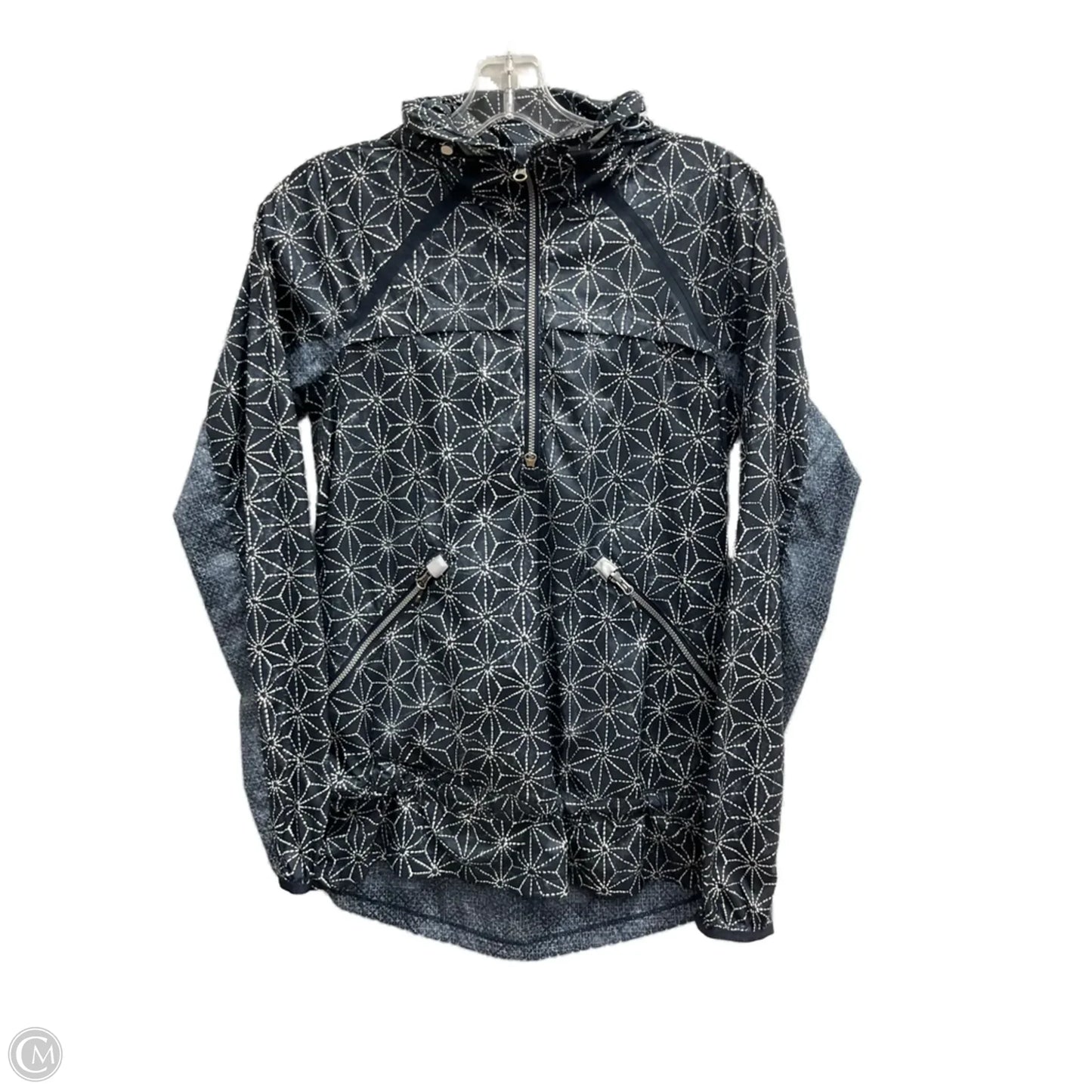 Athletic Jacket By Lululemon In Blue, Size: 4