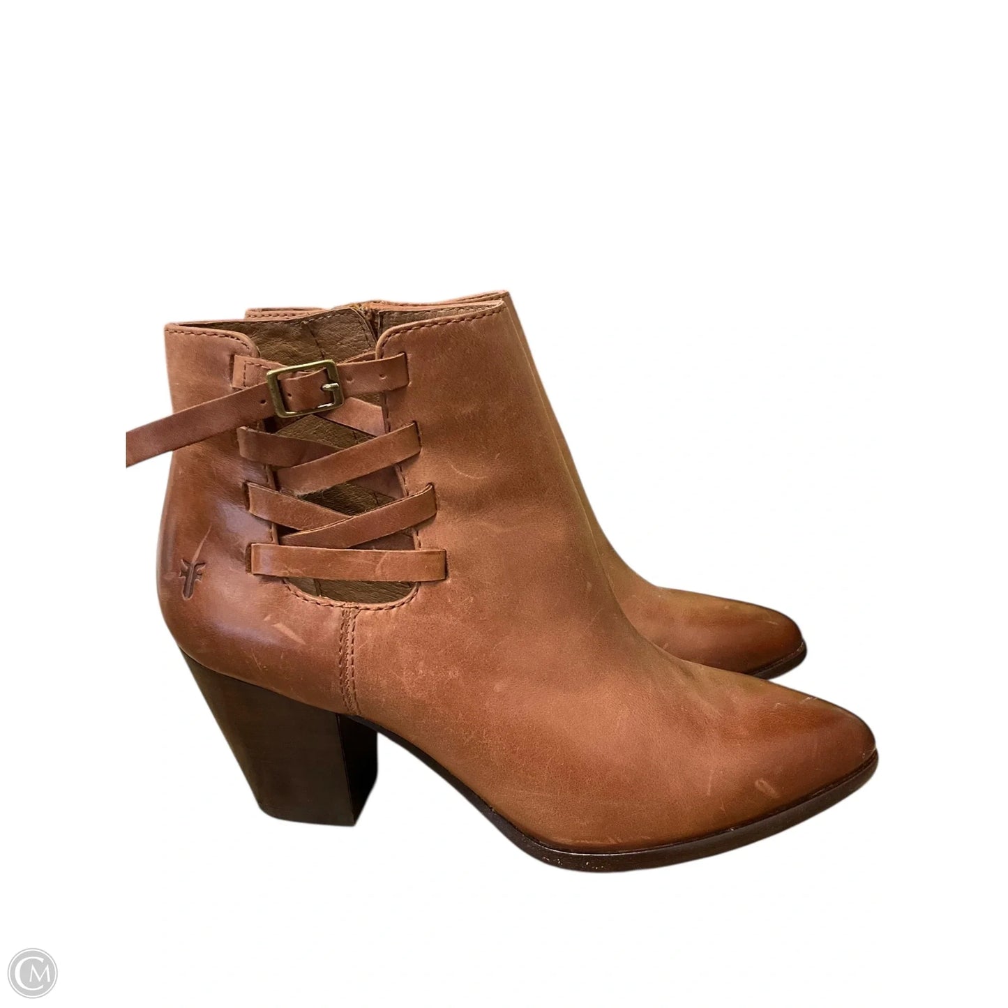 Boots Designer By Frye In Brown, Size: 7