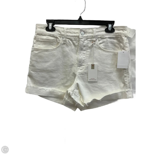 Shorts By Good American In White Denim, Size: 8