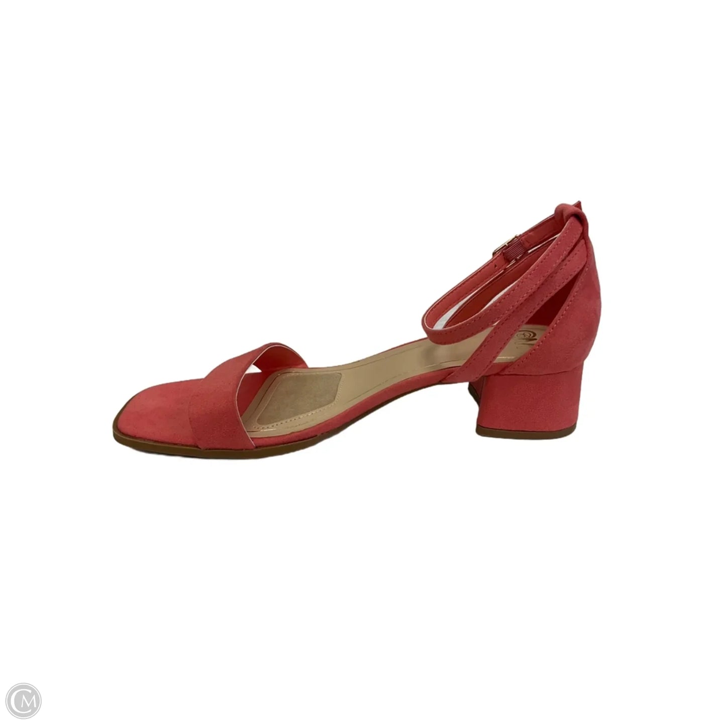 Sandals Heels Block By Clothes Mentor In Pink, Size: 8.5