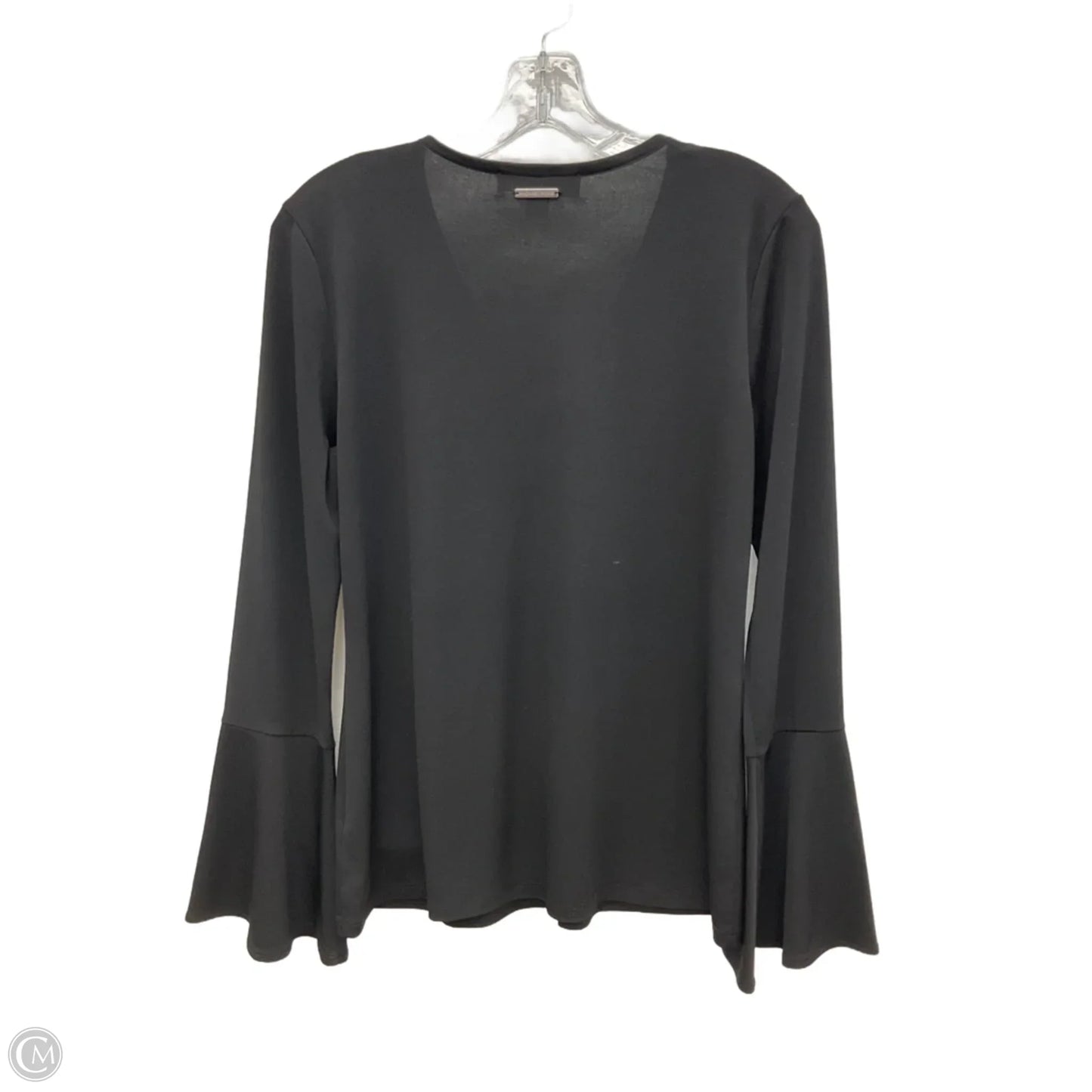 Top Long Sleeve By Michael By Michael Kors In Black, Size: S