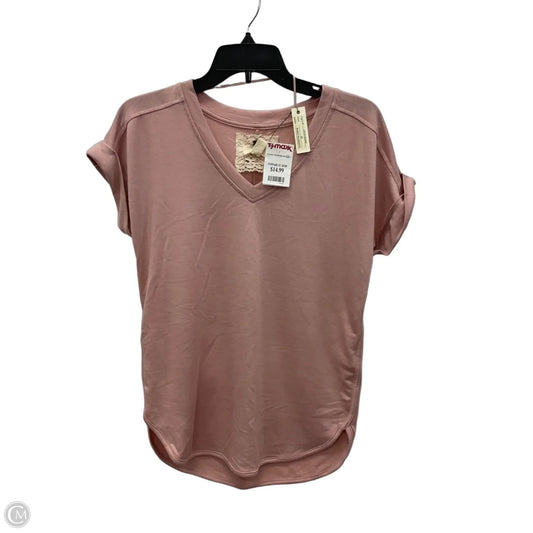 Top Short Sleeve Basic By Cupio In Pink, Size: Xs