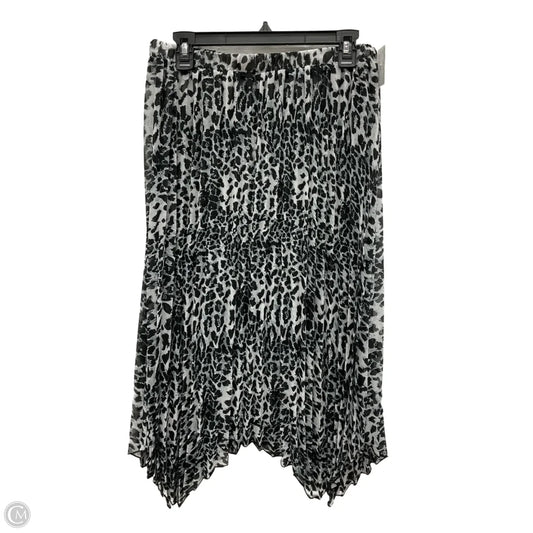 Skirt Maxi By Adrianna Papell In Animal Print, Size: L