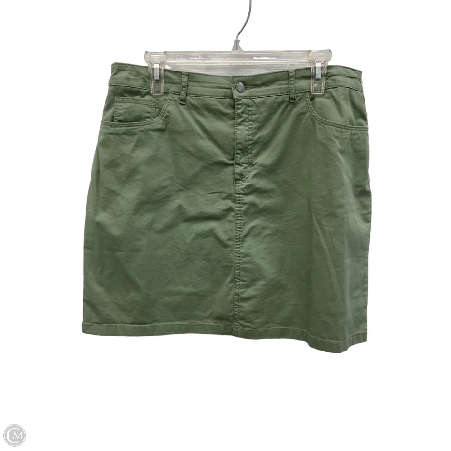 Skort By Croft And Barrow In Green, Size: 16