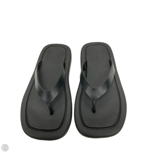 Sandals Flip Flops By Jeffrey Campbell In Black, Size: 8
