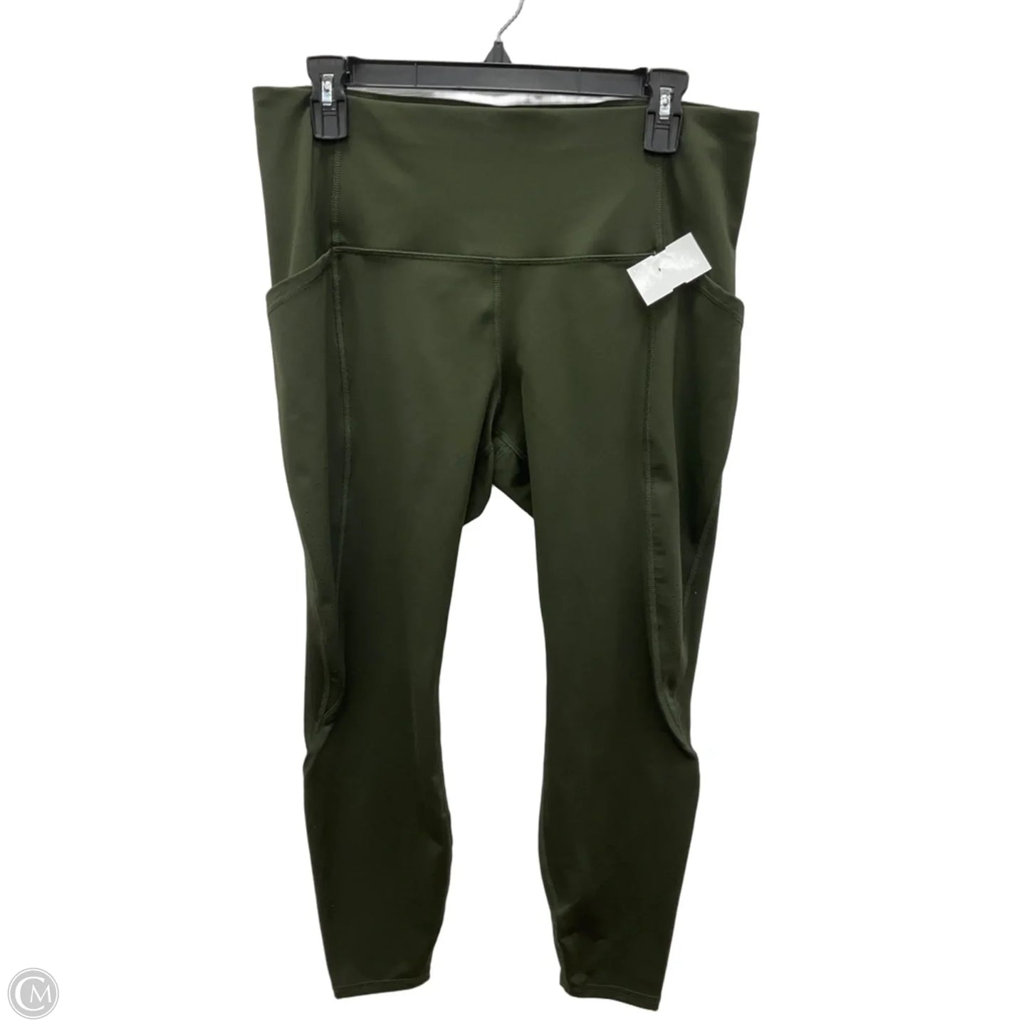 Athletic Leggings By All In Motion In Green, Size: Xl