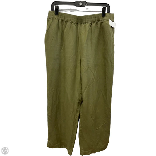 Pants Wide Leg By Loft In Green, Size: Lp