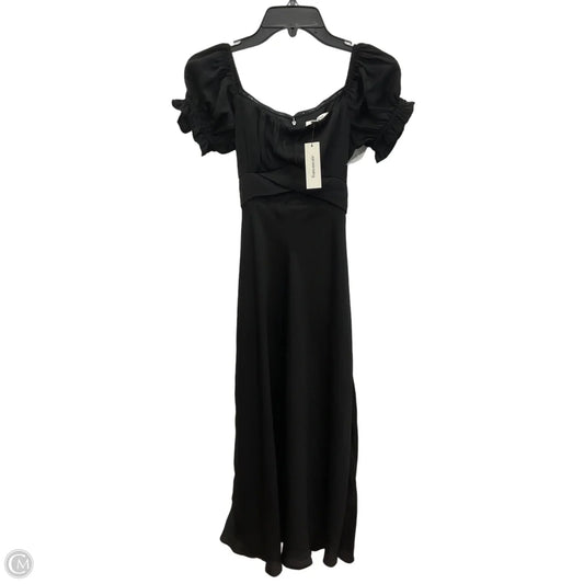 Dress Casual Maxi By Francesca's In Black, Size: Xs