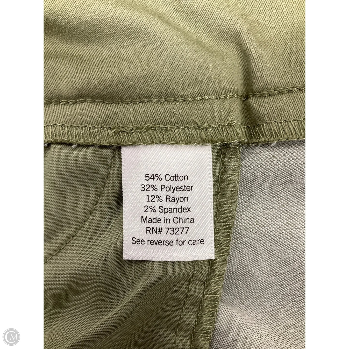 Capris By Croft And Barrow In Green, Size: 18