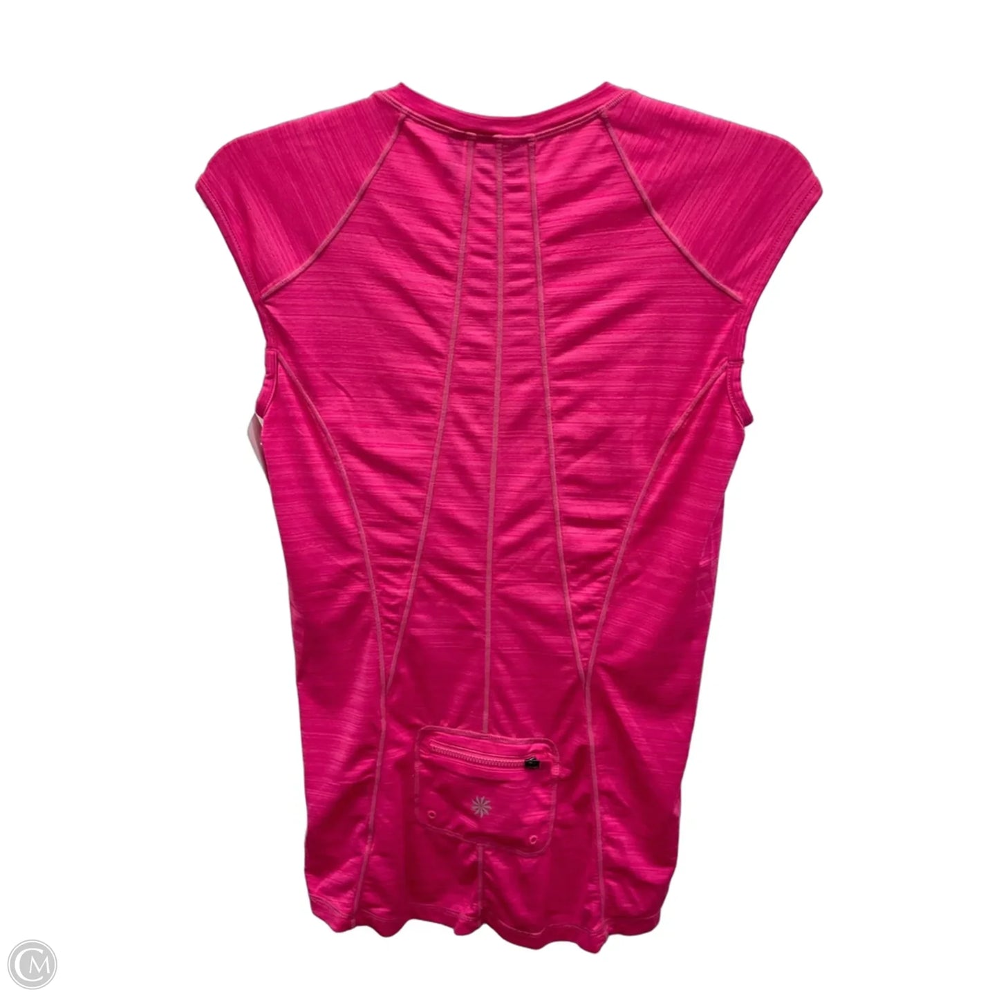 Athletic Top Short Sleeve By Athleta In Pink, Size: Xs