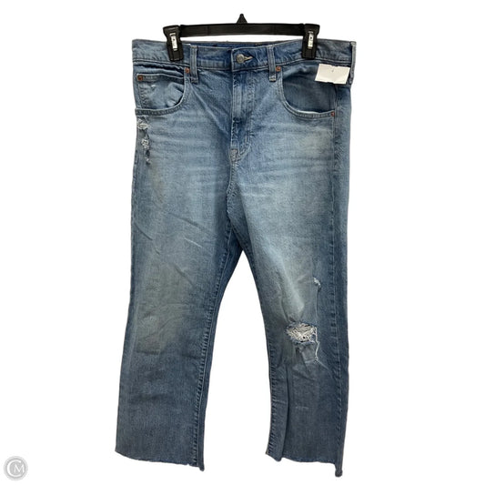 Jeans Flared By Gap In Blue Denim, Size: 12