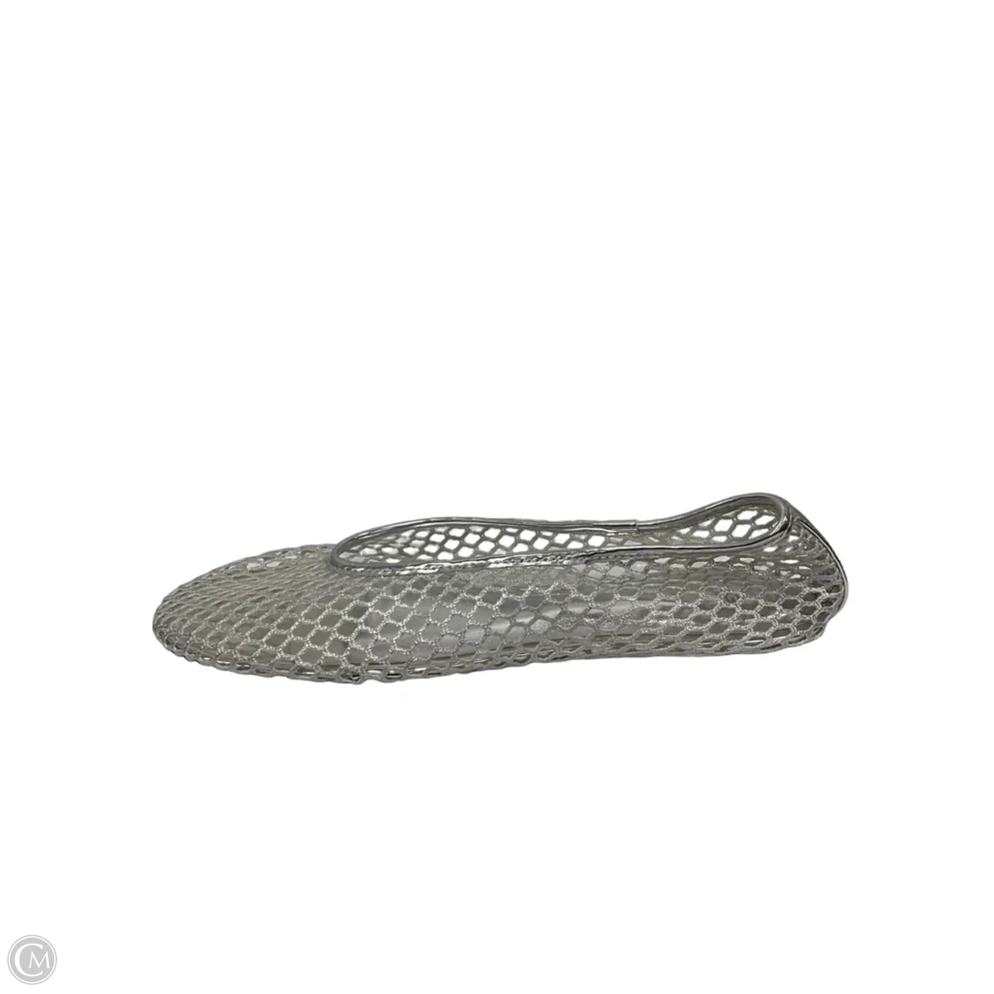 Shoes Flats By Mng In Silver, Size: 8