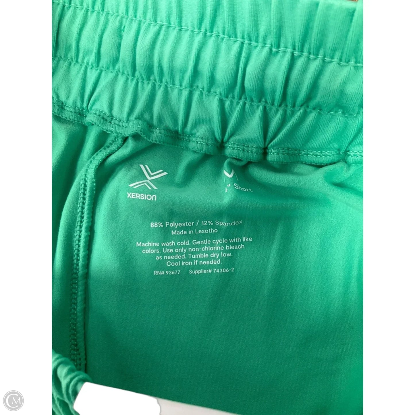 Athletic Shorts By Xersion In Green, Size: M