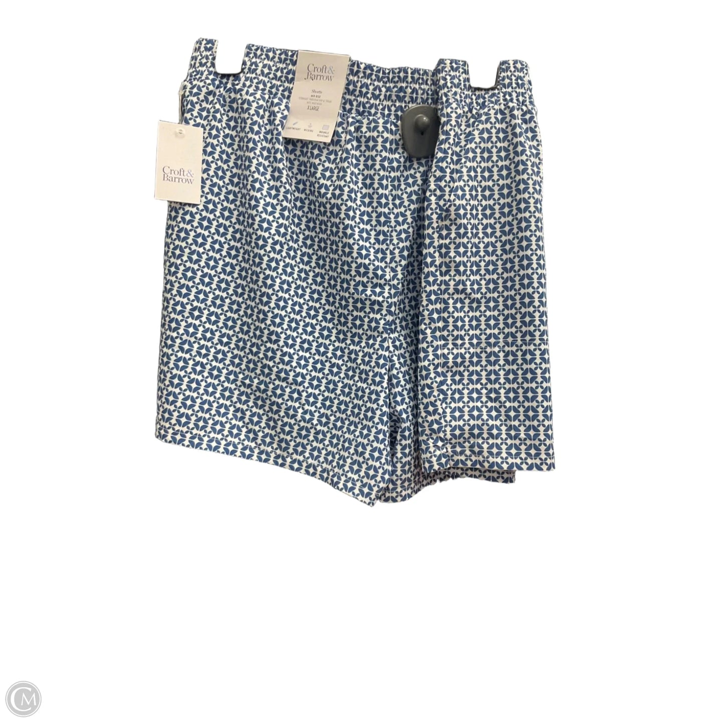 Shorts By Croft And Barrow In Blue & White, Size: Xl