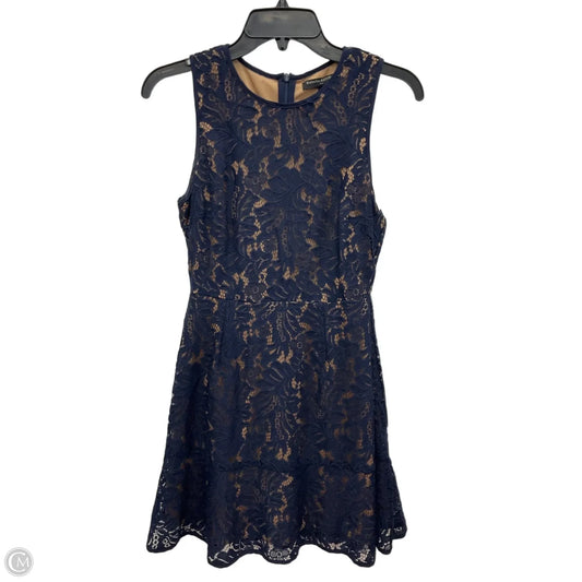 Dress Casual Short By Banana Republic In Blue & Tan, Size: 0p