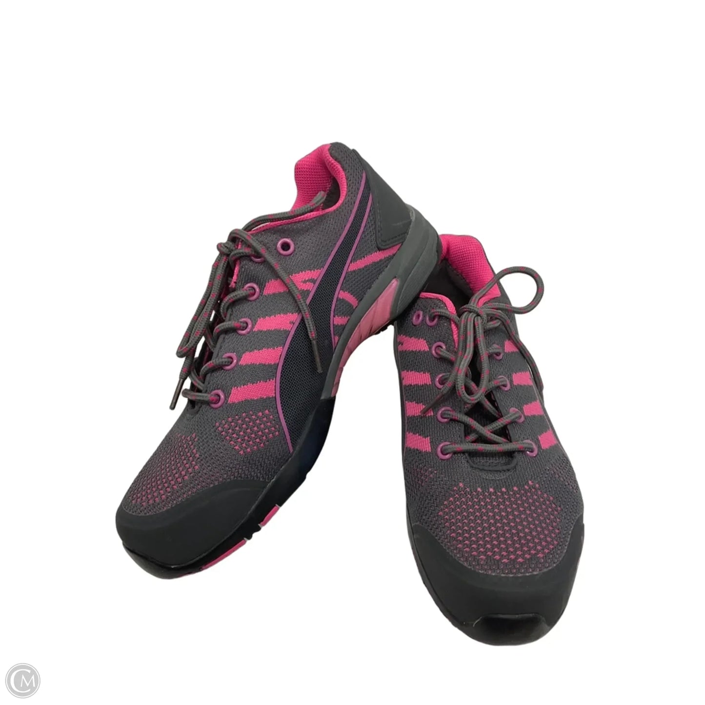 Shoes Athletic By Puma In Grey & Pink, Size: 7