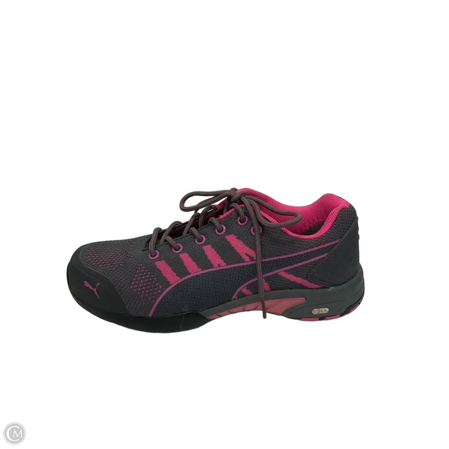 Shoes Athletic By Puma In Grey & Pink, Size: 7