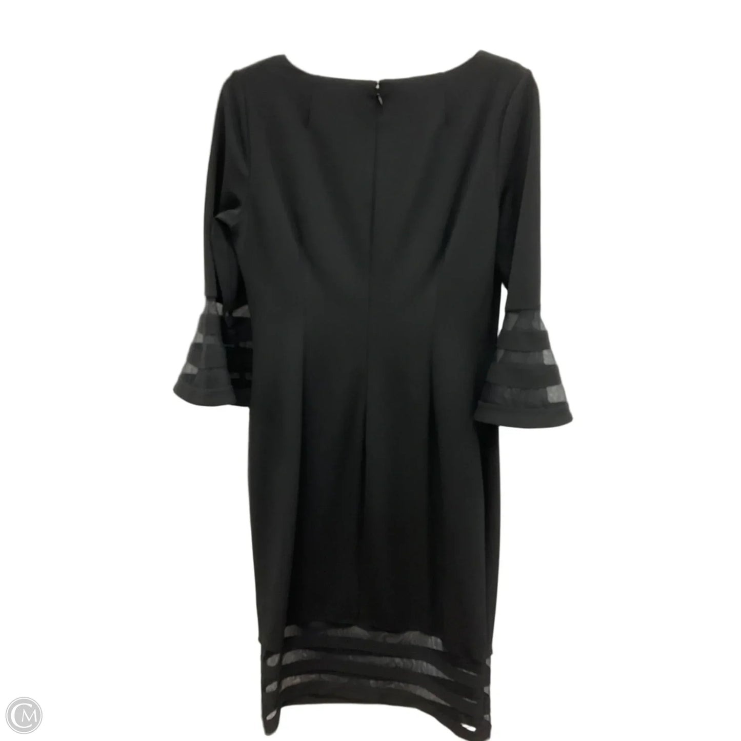 Dress Casual Midi By Calvin Klein In Black, Size: M
