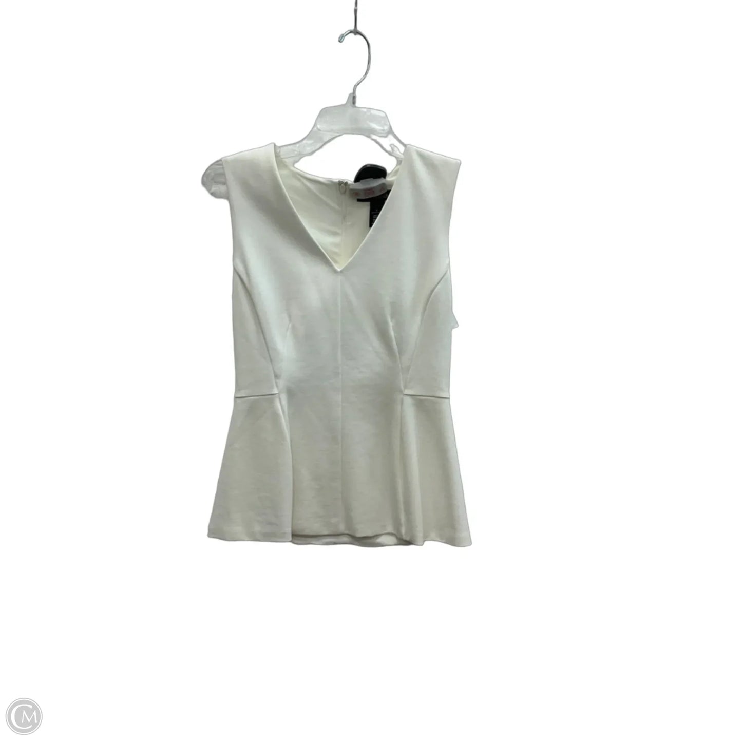 Top Sleeveless By White House Black Market In White, Size: Xs