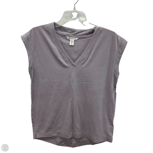 Athletic Top Short Sleeve By Athleta In Purple, Size: Xs