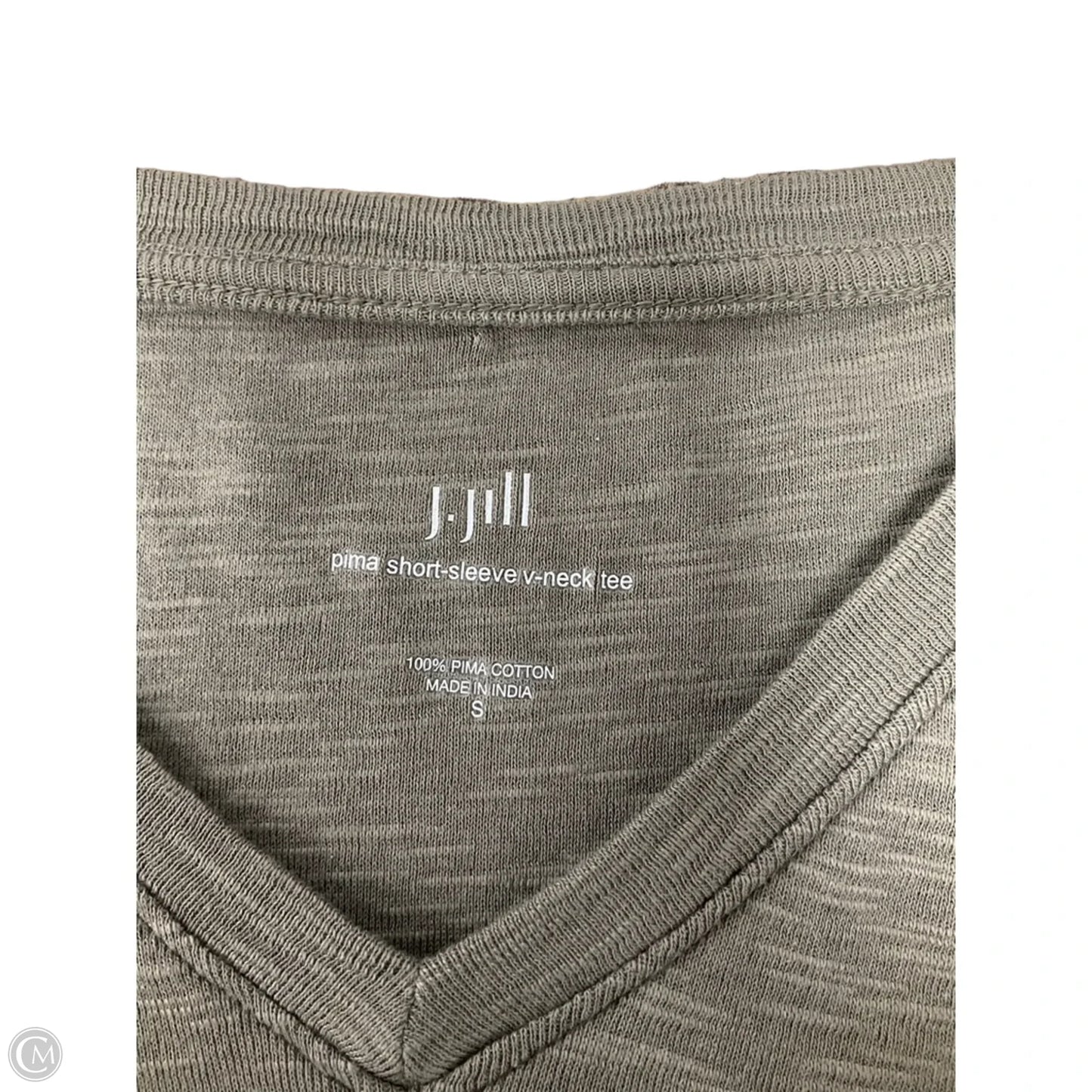 Top Short Sleeve By J. Jill In Green, Size: S