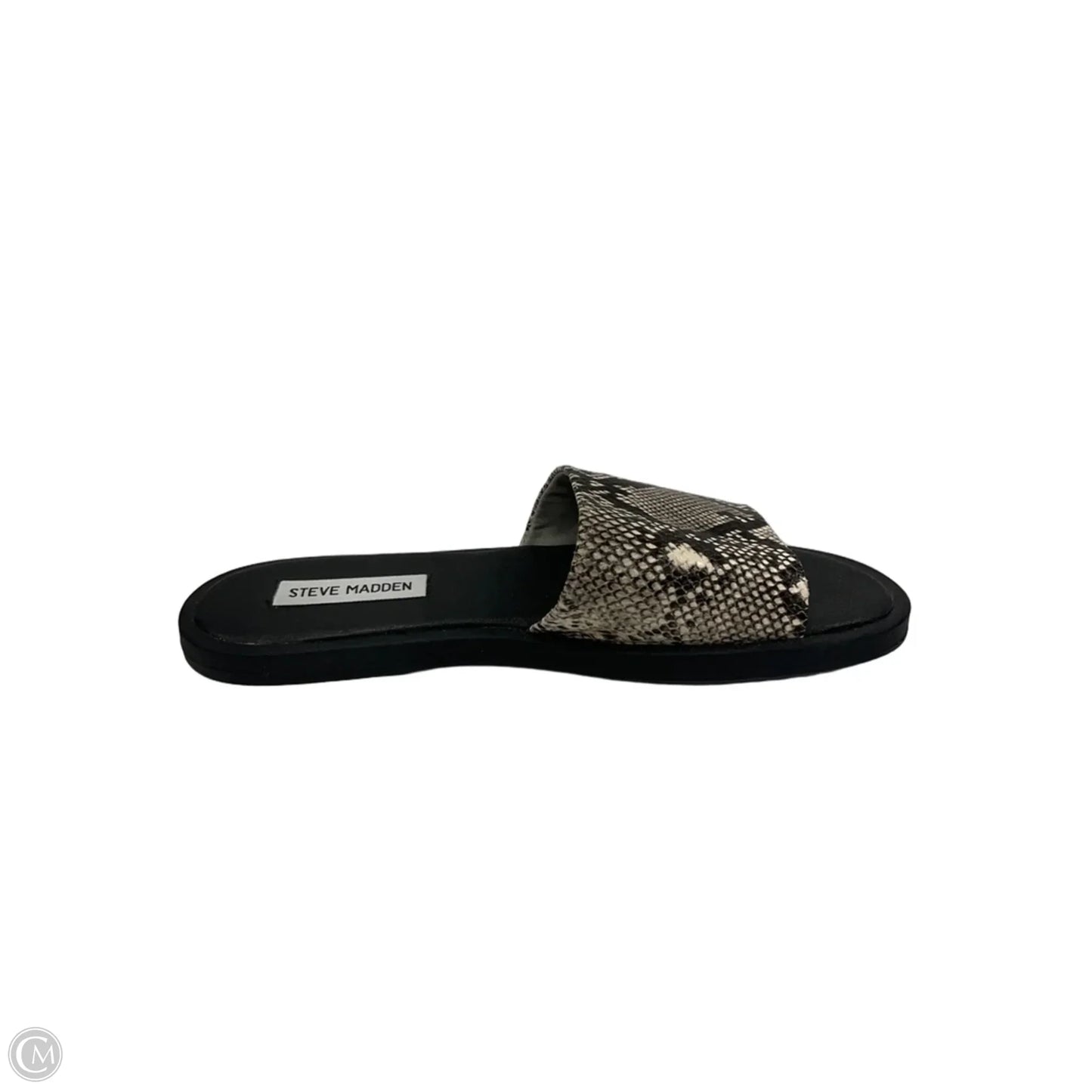 Sandals Flats By Steve Madden In Animal Print, Size: 7.5