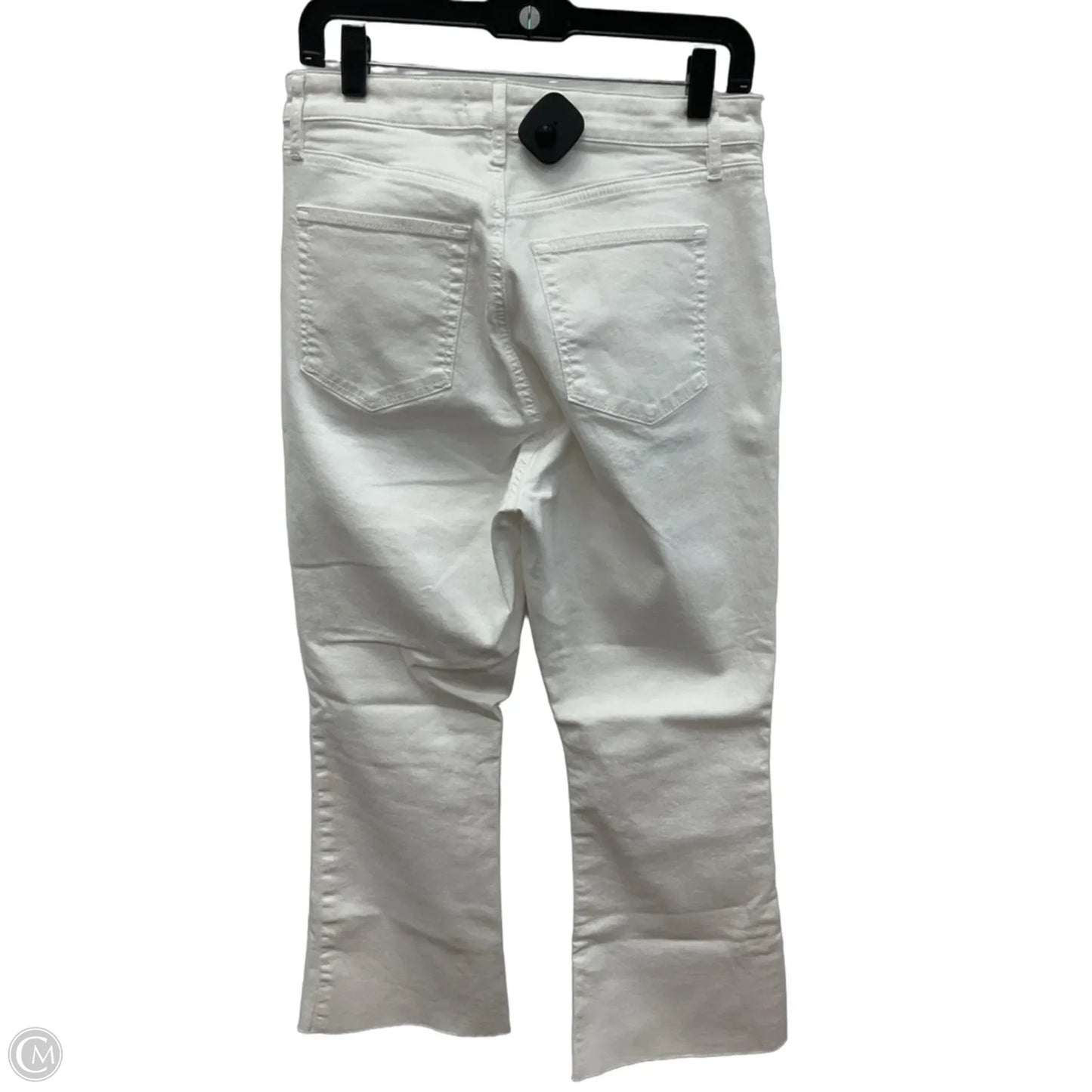 Jeans Cropped By Loft In White Denim, Size: 8