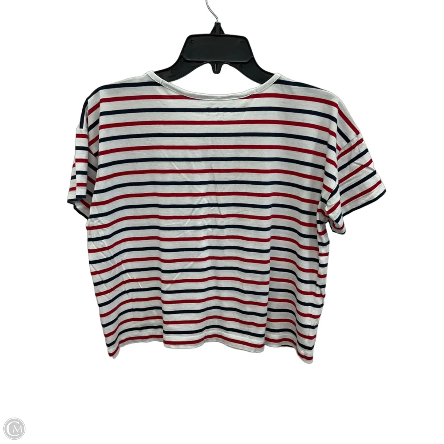Top Short Sleeve By Loft In Blue Red & White, Size: Xs