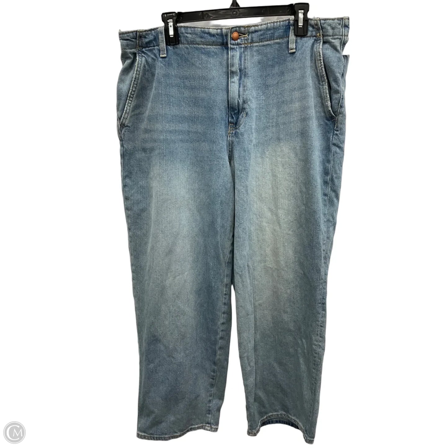 Jeans Straight By Universal Thread In Blue Denim, Size: 16