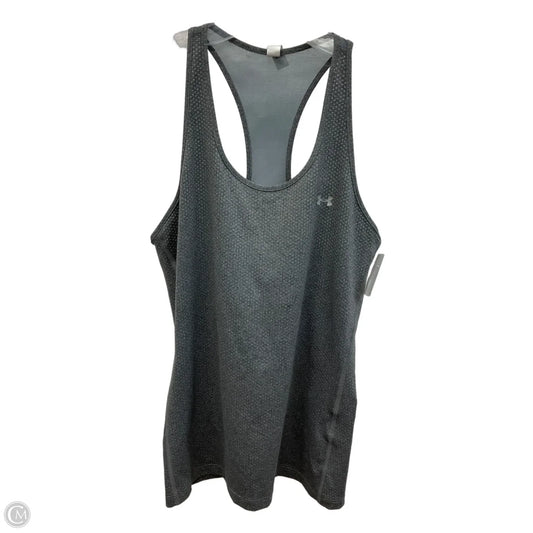 Athletic Tank Top By Under Armour In Grey, Size: M