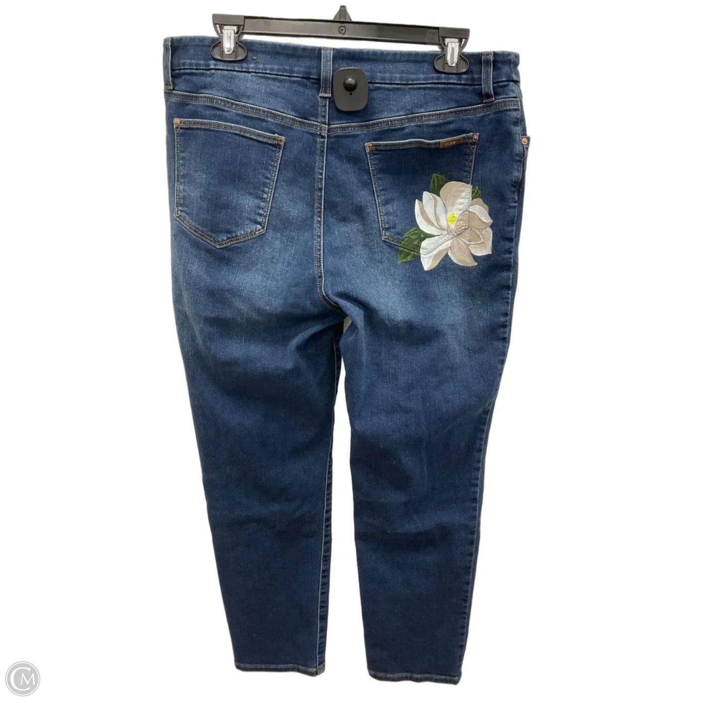 Jeans Boyfriend By Chicos In Blue Denim, Size: 12