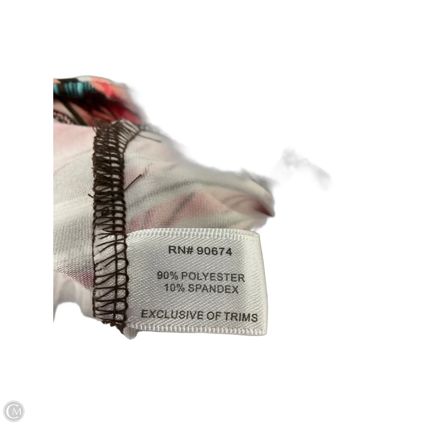 Athletic Leggings By Boston Proper In Blue & Pink, Size: L