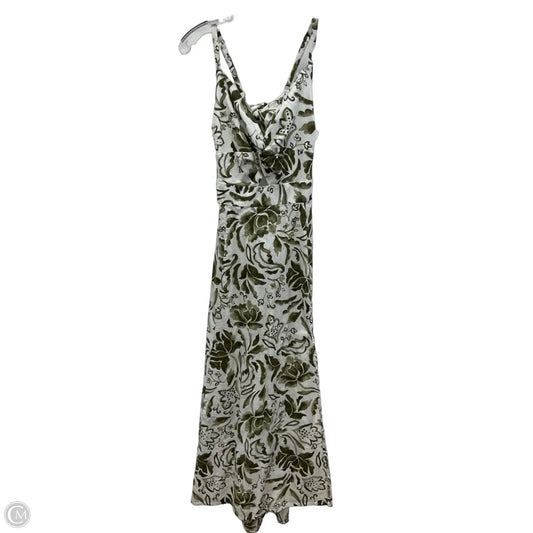 Dress Casual Maxi By 1.state In Green & White, Size: L