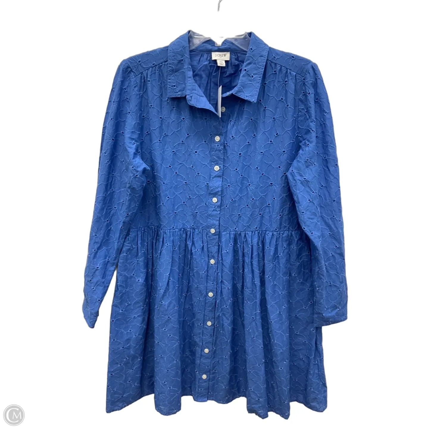 Dress Casual Midi By J. Crew In Blue, Size: M