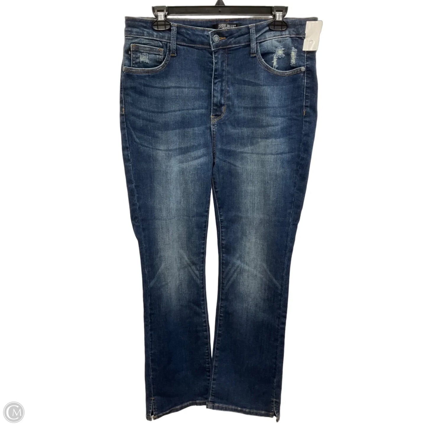 Jeans Boot Cut By Judy Blue In Blue Denim, Size: 14