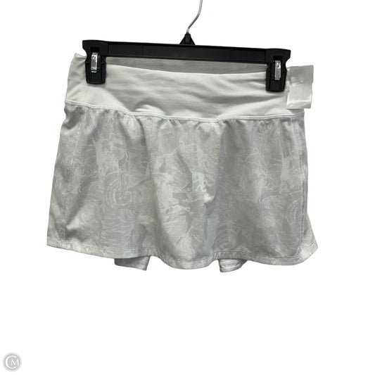 Athletic Skort By Lululemon In White, Size: S