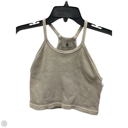 Athletic Tank Top By Cmb In Beige, Size: M