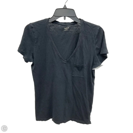 Top Short Sleeve Basic By Madewell In Black, Size: S