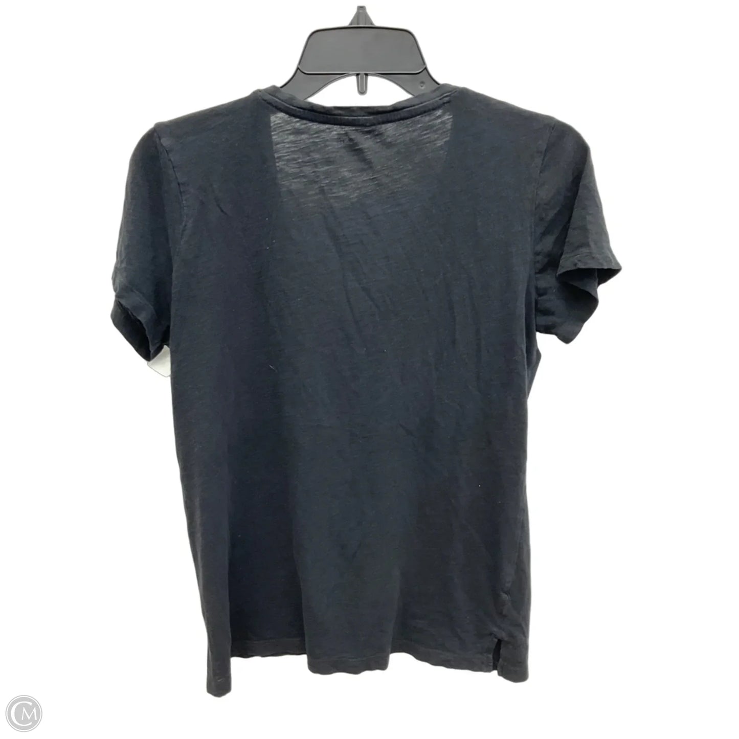 Top Short Sleeve Basic By Madewell In Black, Size: S