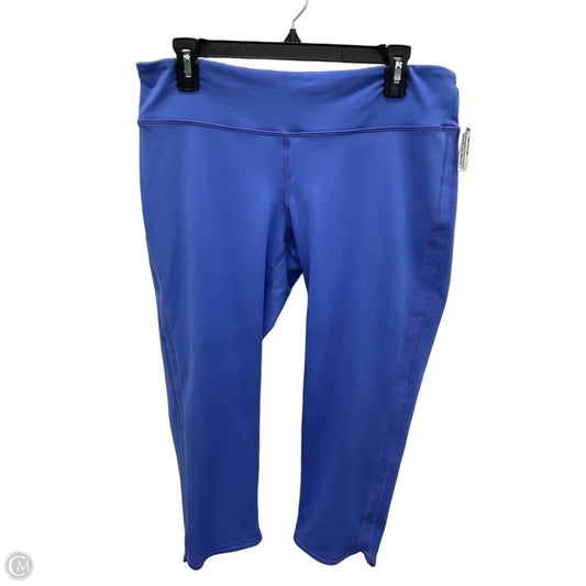 Capris Designer By Lilly Pulitzer In Blue, Size: Xl