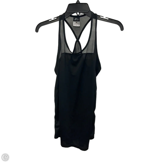 Athletic Tank Top By Nike In Black, Size: M