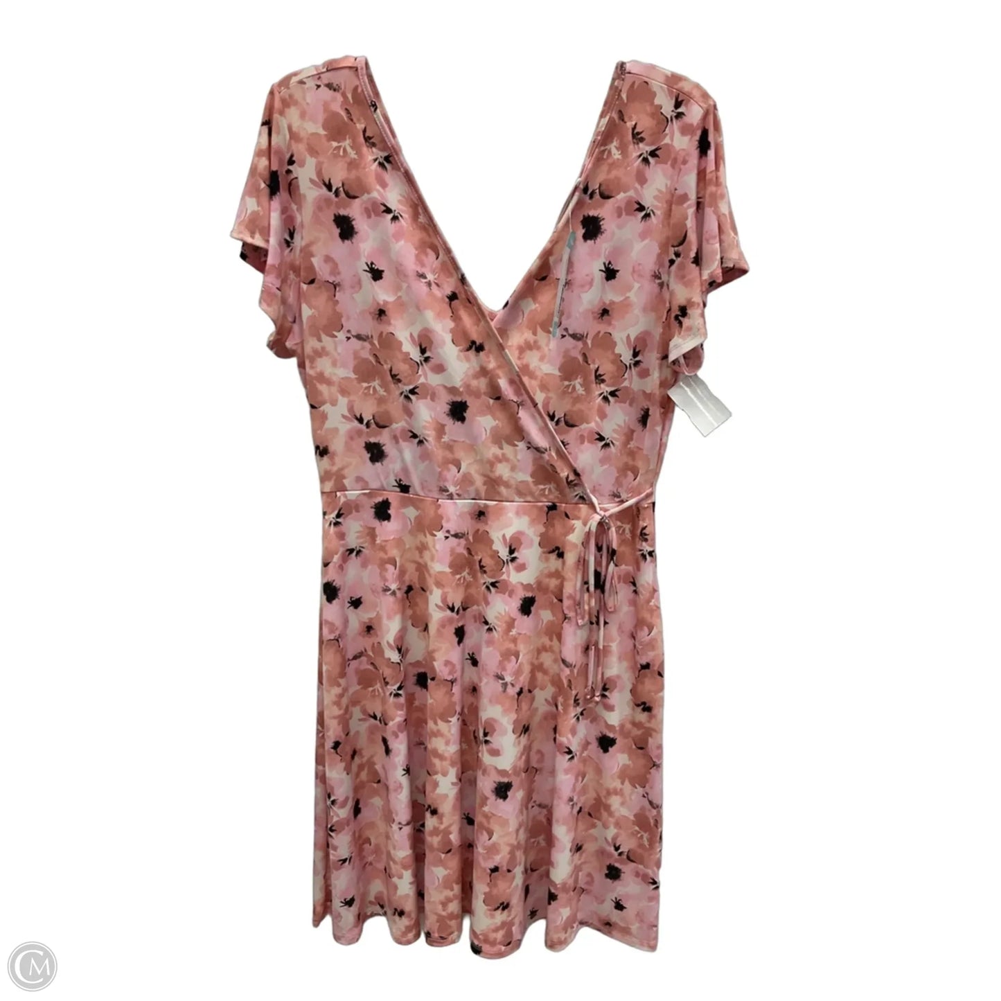 Dress Casual Midi By Kaileigh In Pink, Size: L