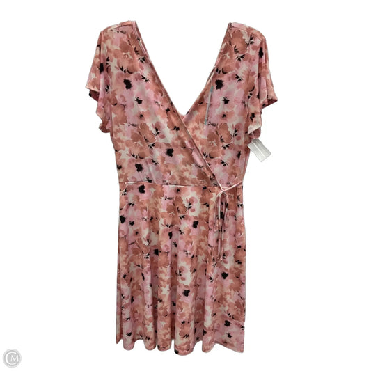 Dress Casual Midi By Kaileigh In Pink, Size: L