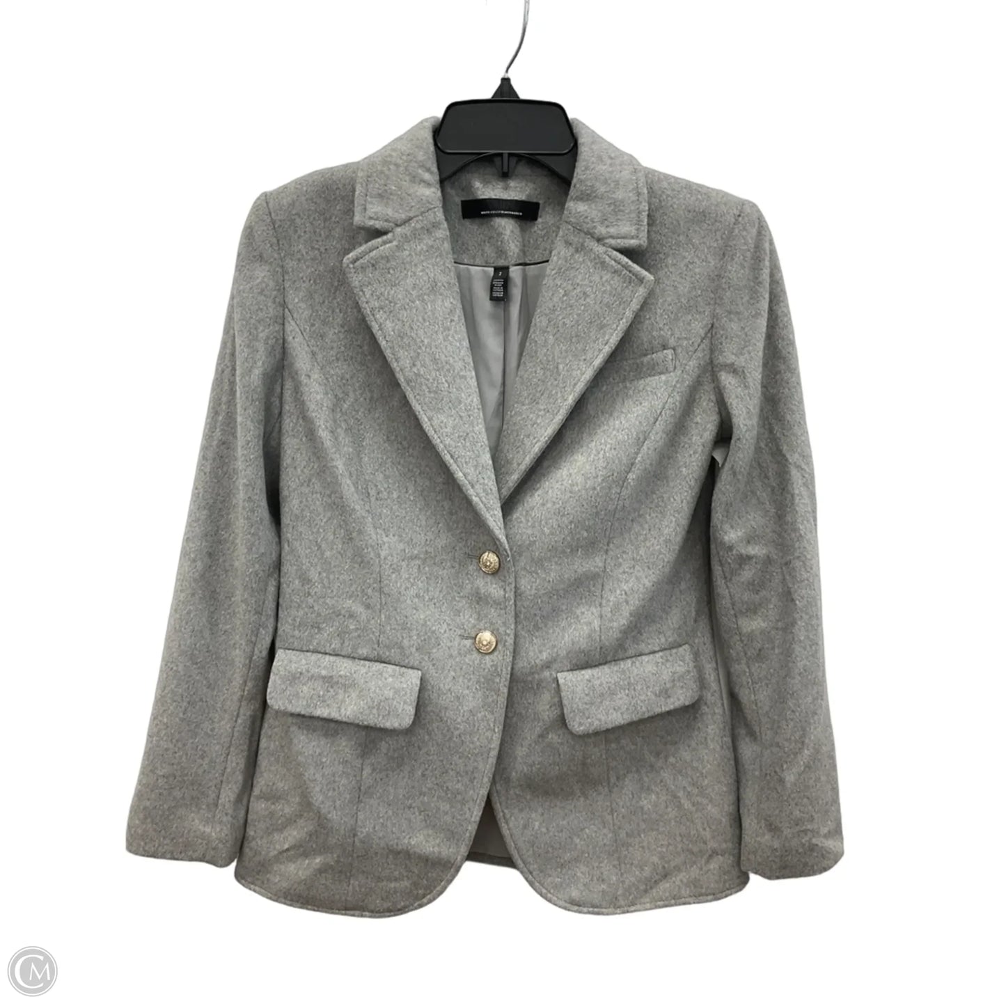 Blazer By White House Black Market In Grey, Size: Xs