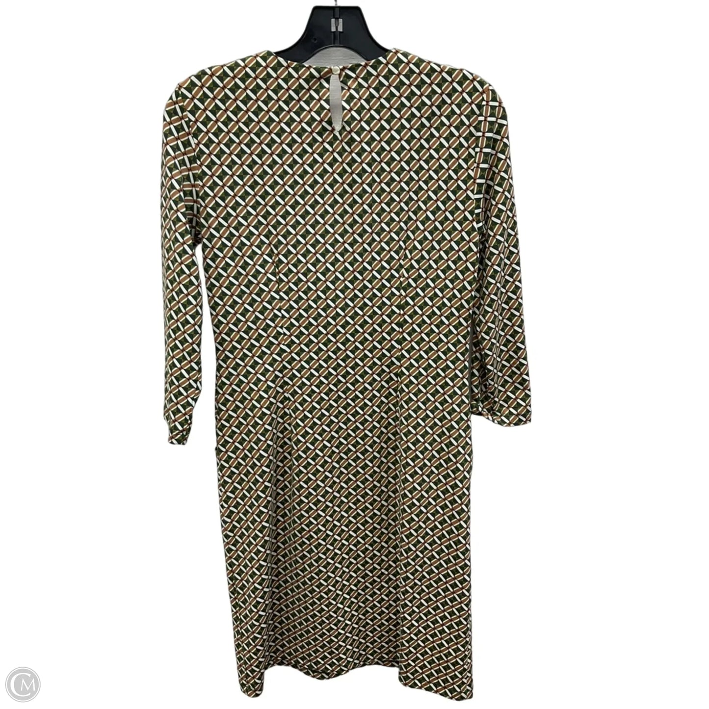 Dress Casual Midi By J Mclaughlin In Green & Tan, Size: Xs