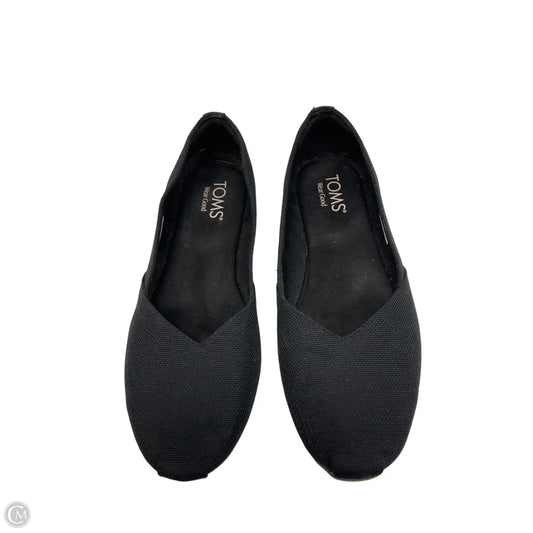 Shoes Flats By Toms In Black, Size: 7