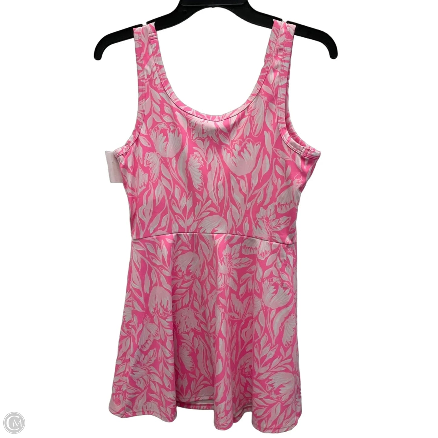 Dress Designer By Lilly Pulitzer In Pink & White, Size: S