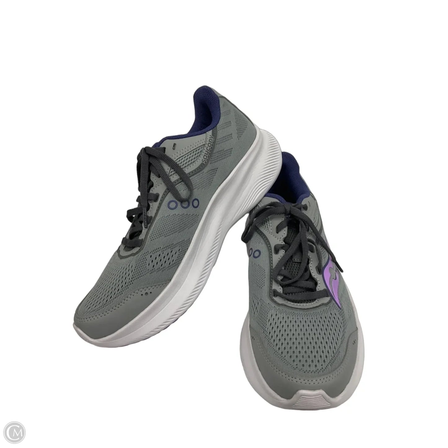 Shoes Athletic By Saucony In Grey & Purple, Size: 8.5