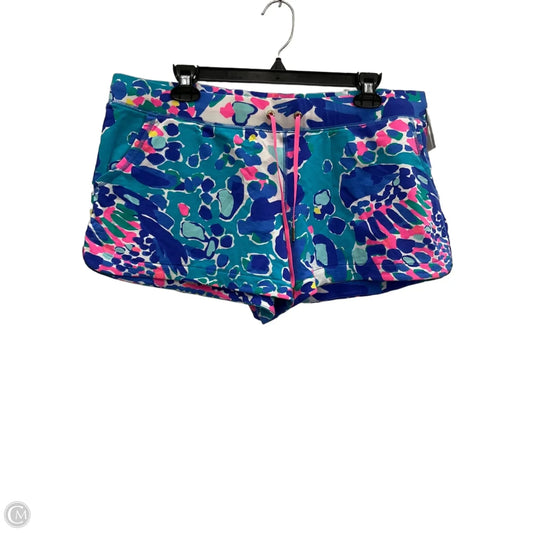 Shorts Designer By Lilly Pulitzer In Blue & Pink, Size: Xl