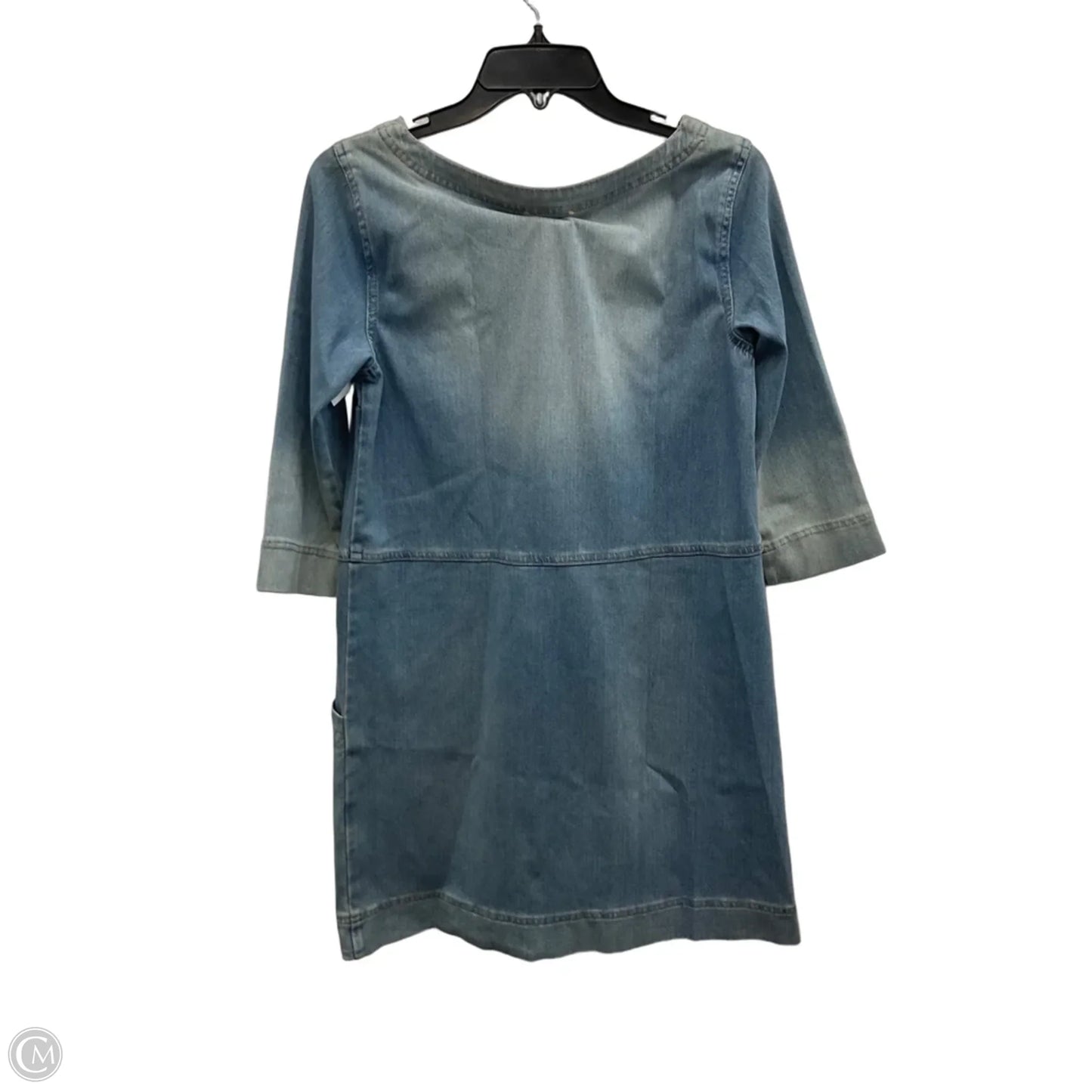 Dress Casual Midi By Adriano Goldschmied In Blue Denim, Size: Xs